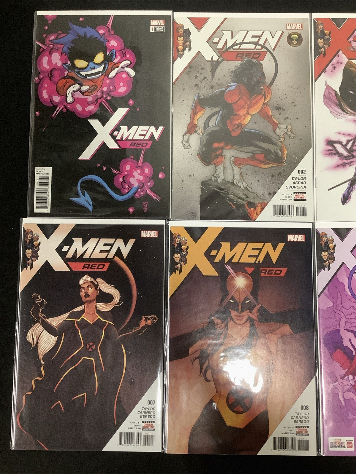 X-Men Red #1-11 + Annual #1 Complete Comic Series, Marvel, Skottie Young #1 Cvr