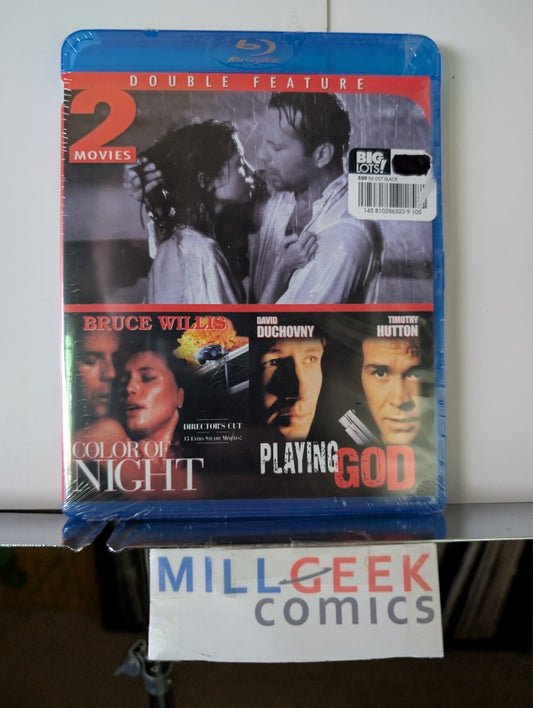 Color Of Night / Playing God, 2 Movie Set (Blu-ray) Brand New -JD