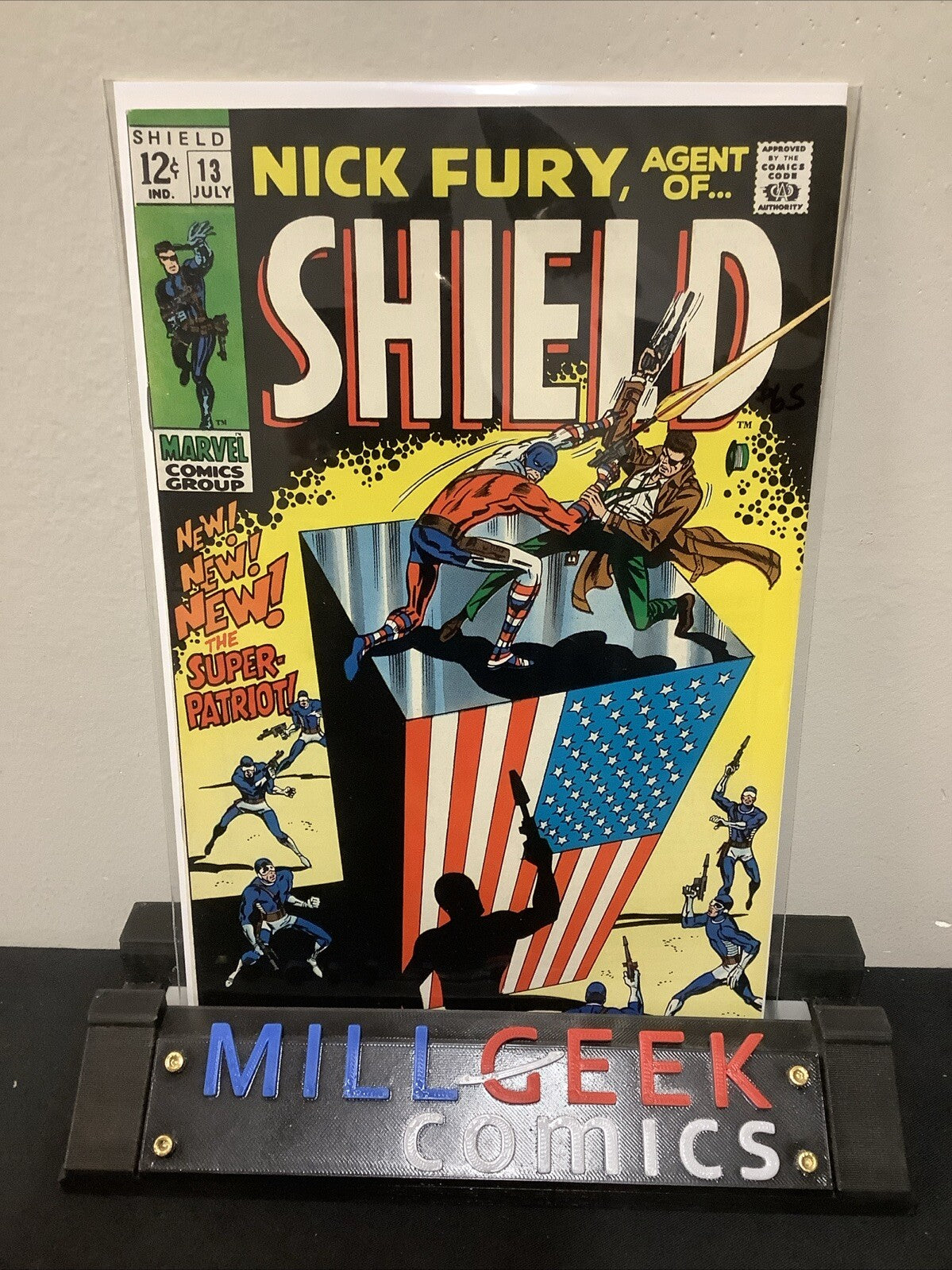 Nick Fury Agent of Shield #13 (Marvel Comics 1969) VF+ (8.5) Stan Lee