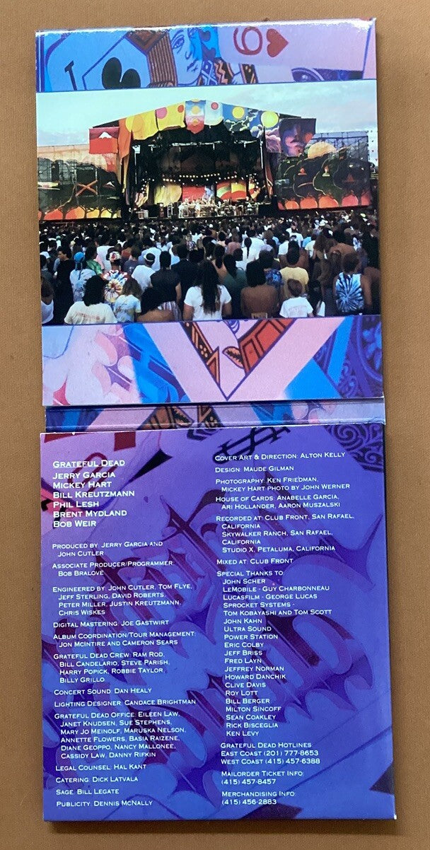 Grateful Dead Dead In A Deck Box Set Built To Last Picture CD, Playing Cards -JD