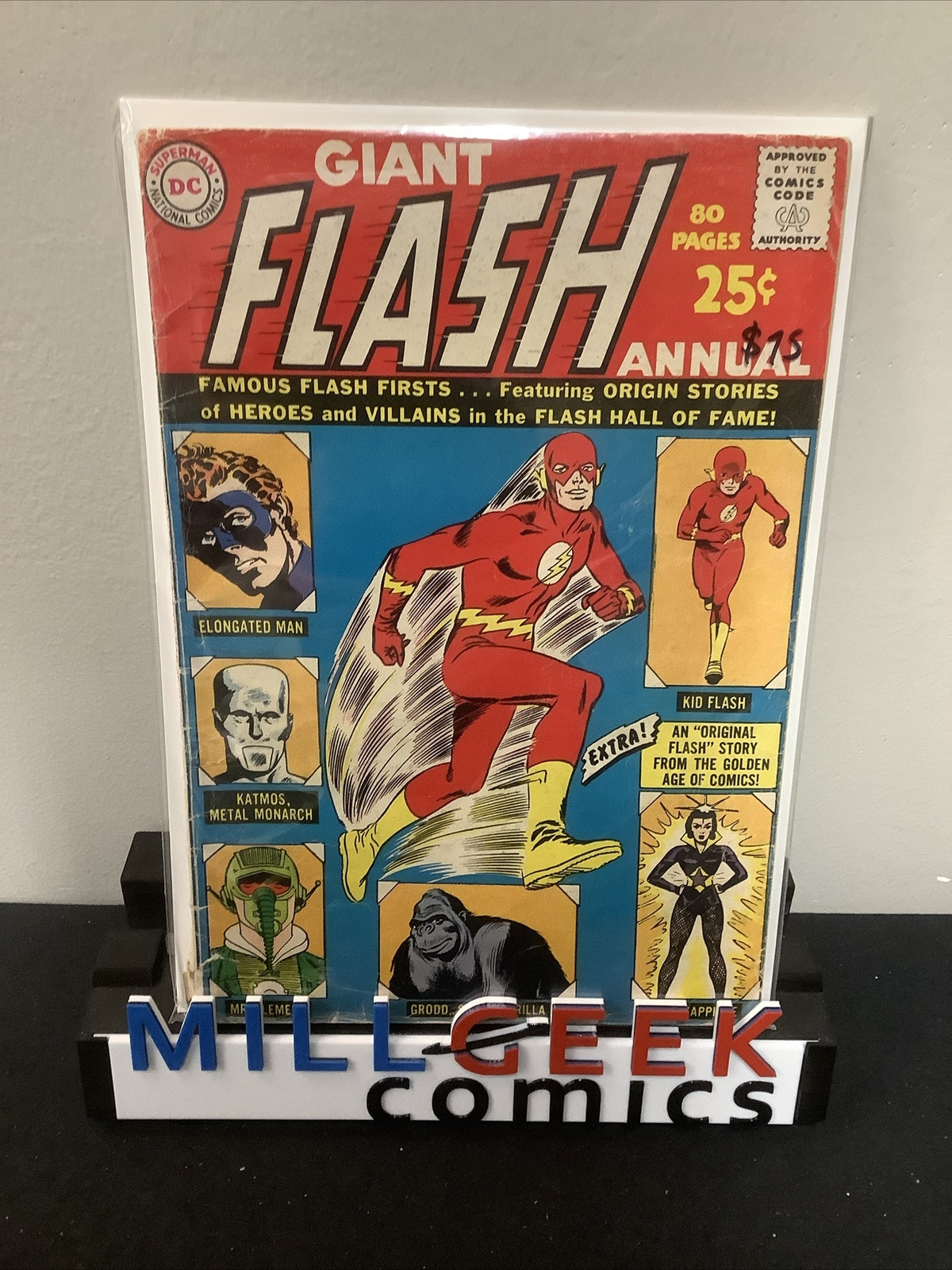 Flash Annual #1 (1962) G+ (2.5) Carmine Infantino, Famous Flash Firsts Origins