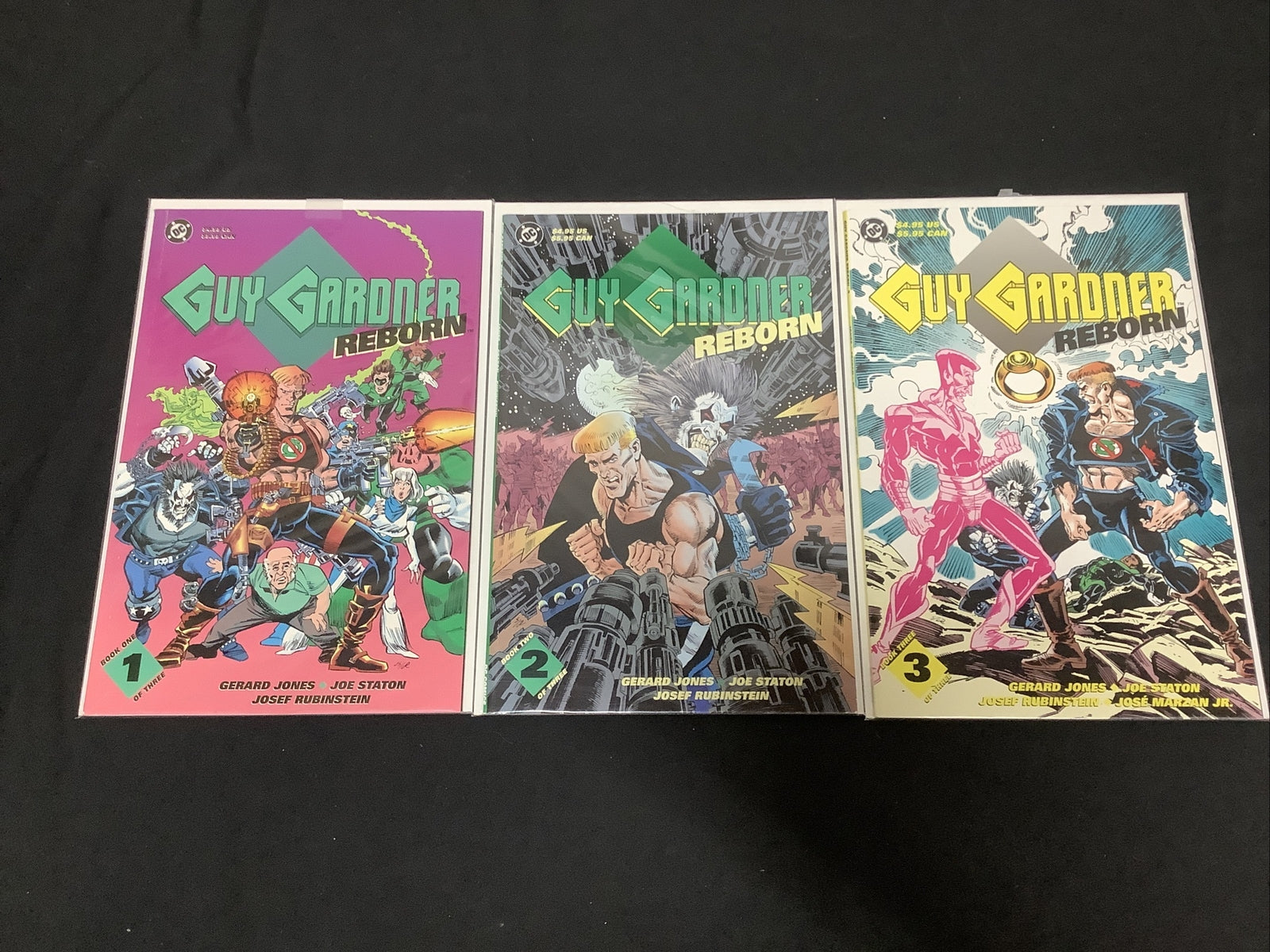 Guy Gardner Reborn #1-3 Complete Mini-series, 1st Guy Gardner Solo Title, DC