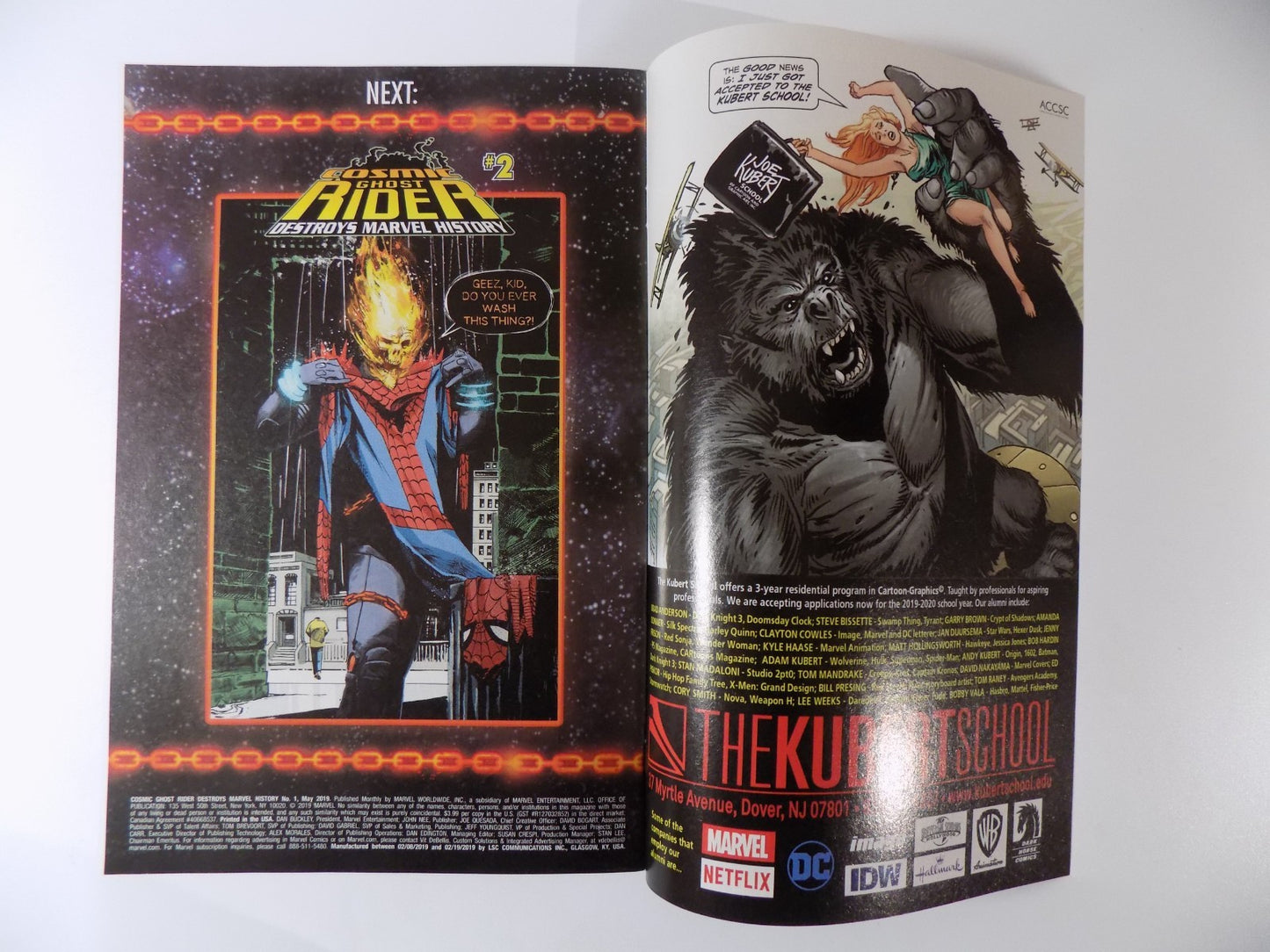 Cosmic Ghost Rider Destroys Marvel History #1 Opena 1:50 Variant Near Mint-