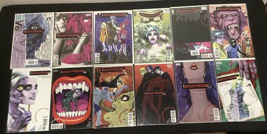 iZombie #1-12 Comic Lot, DC Comics/Vertigo, Michael Allred, 2010