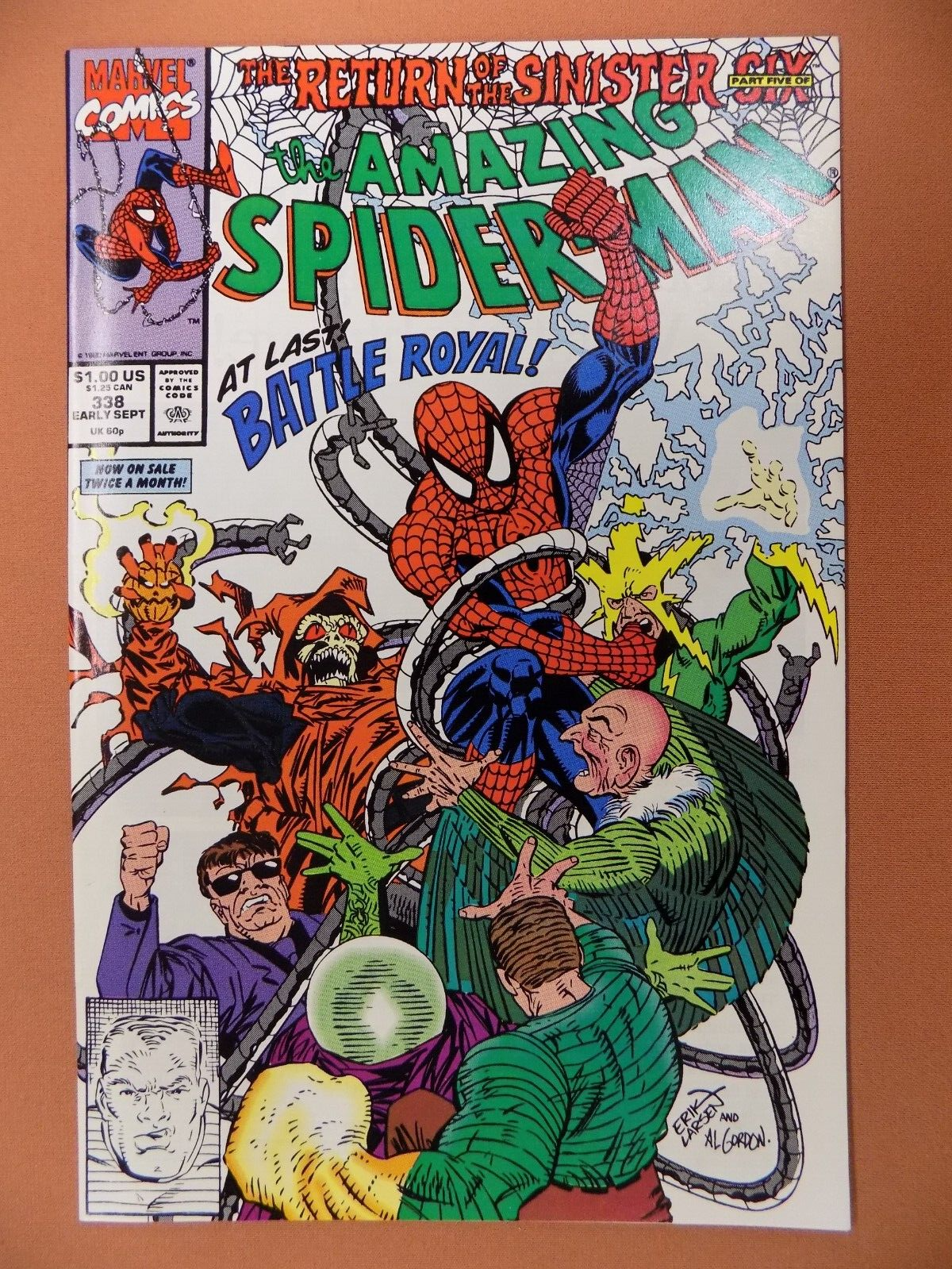 Amazing Spider-Man #334-339 Return of the Sinister Six Marvel Comics