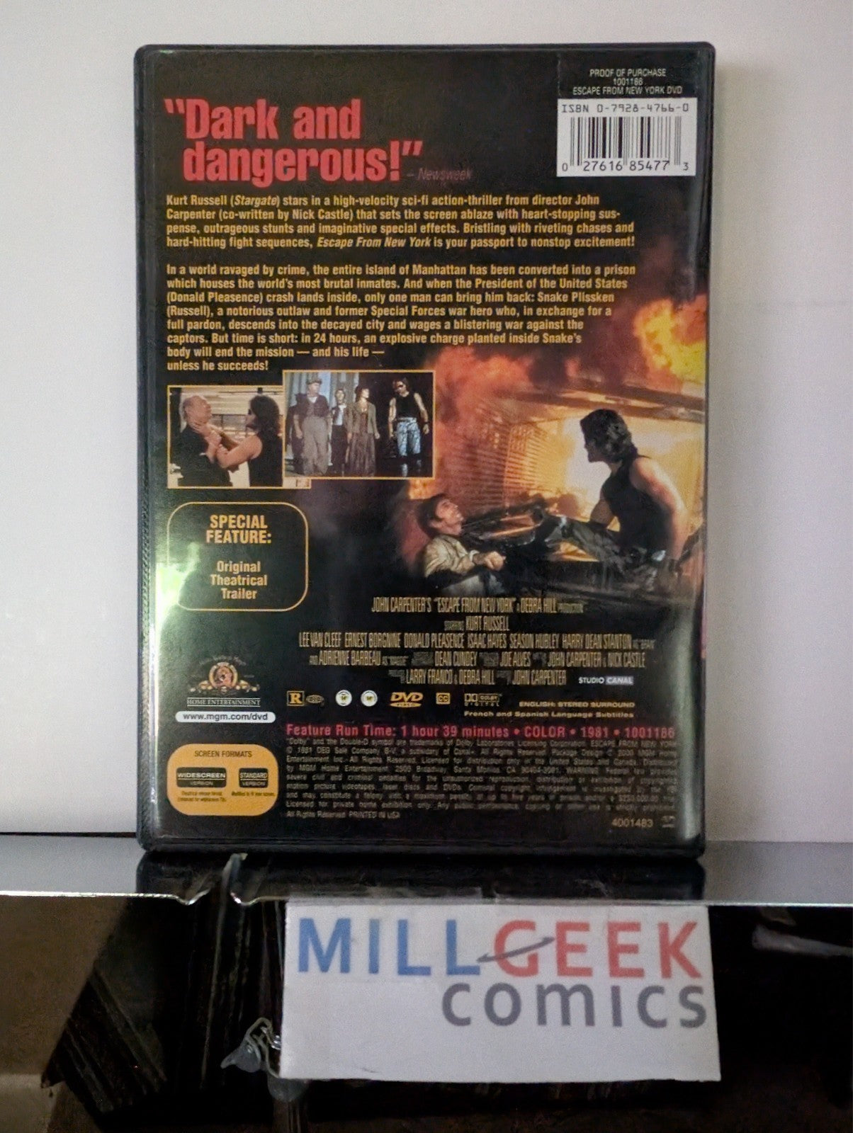 Escape From New York / Dog Soldiers, 2 Movie Set (DVD) Like New -JD