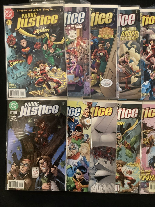 Young Justice Comic Bundle: See Description And Photos For Details, Peter David