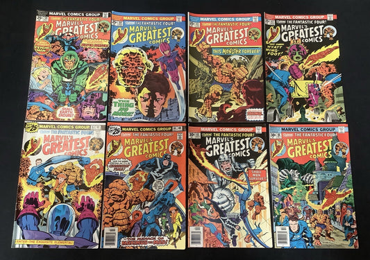 Marvel's Greatest Comics #59-66 Comic Lot, Stan Lee/Jack Kirby/Joe Sinnott