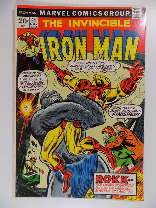 Iron Man #64 Marvel Comic November 1973 Very Fine
