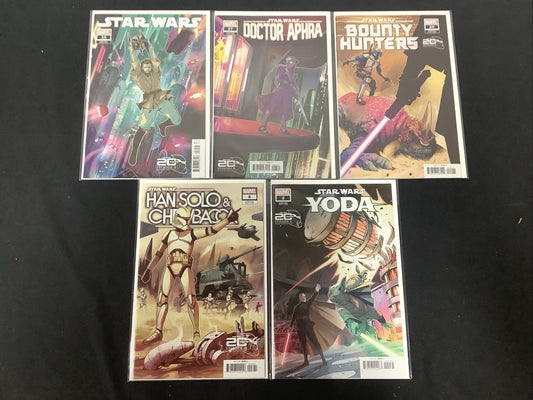 Star Wars 20th Anniversary of Attack of the Clones Variant Cover Comic Lot