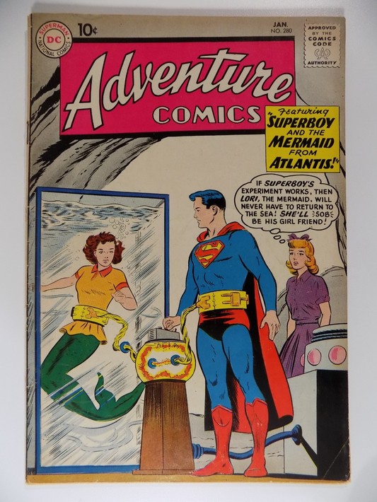 Adventure Comics #280 DC Comic Fine January 1961