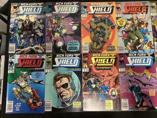 Nick Fury, Agent of S.H.I.E.L.D. #1-14 Comic Lot, Marvel Comics, Harris/Hall
