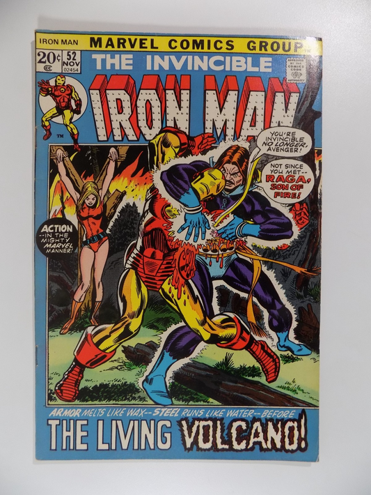 Iron Man #52 Marvel Comic November 1972 Fine/Very Fine