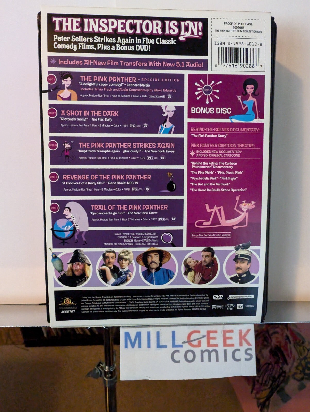 The Pink Panther Film Collection (DVD) Like New-JD