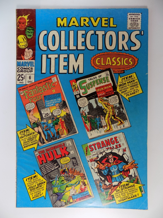 Marvel Collectors' Item Classics #6 Fine/Very Fine December 1966