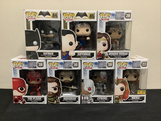 DC Funko Pop Lot: Original Packaging, Hot Topic Exclusive, See Picture For Info