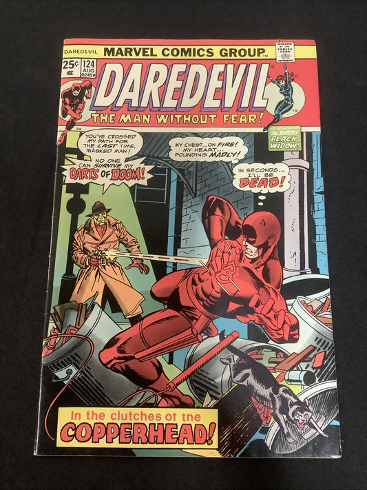 Daredevil #124 (Marvel Comics August 1975) VF (8.0) Len Wein/Marv Wolfman
