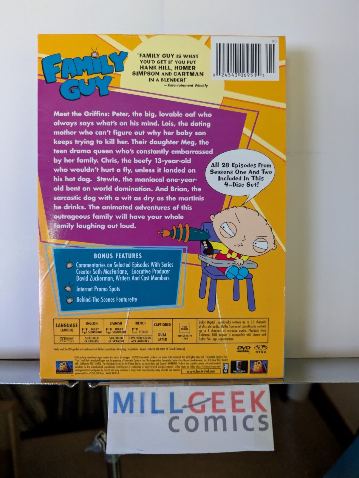 Family Guy Volume One, Volume Two, Volume Three (New) (DVD) -JD
