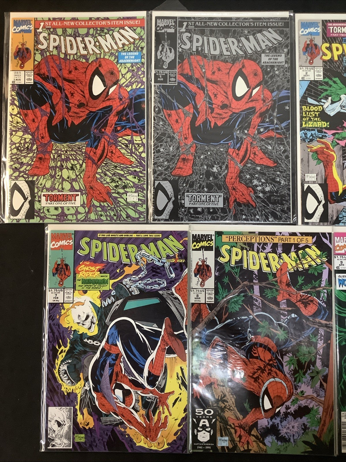 Spider-Man #1-25 Comic Lot, Marvel Comics, Multiple Variants #1, Todd McFarlane