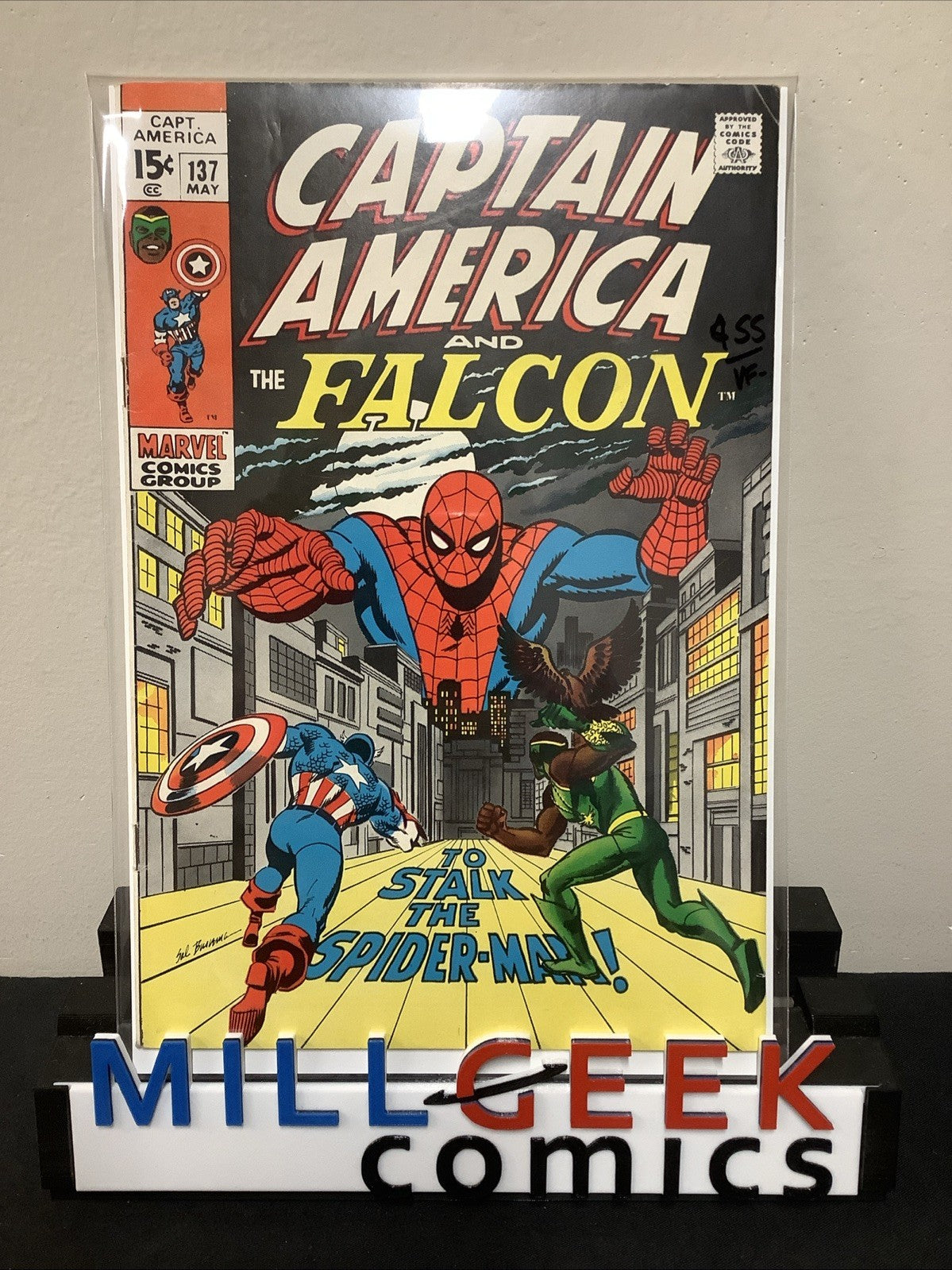 Captain America #137 (Marvel Comics May 1971) VF- (7.5) Stan Lee/Gene Colan