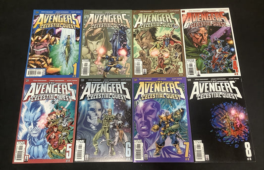 AVENGERS CELESTIAL QUEST #1-8 (Marvel Comics 2001)  Complete Comic Series