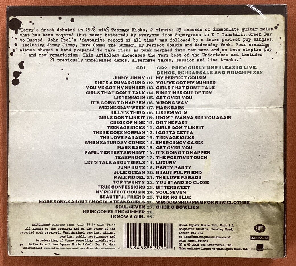 Undertones, The - An Anthology  (2 CD Set, New, Sealed) -JD