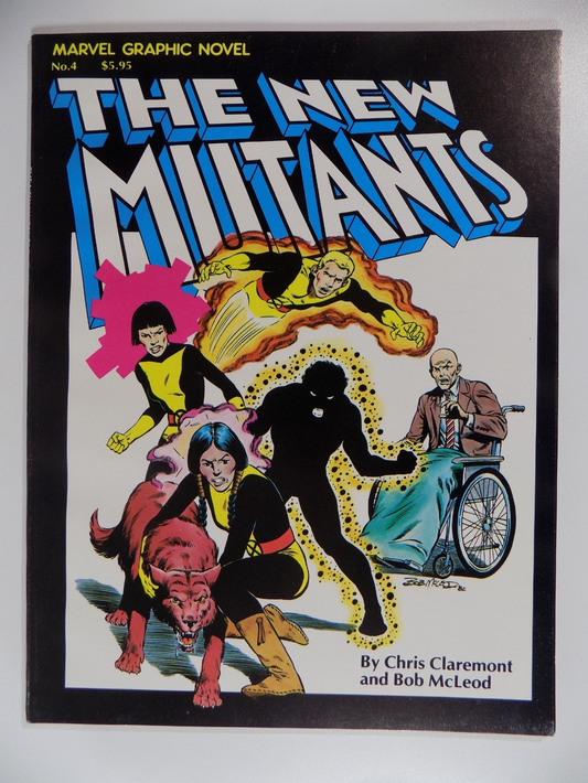 The New Mutants Marvel Graphic Novel #4 Canadian Price Variant 1982 Very Fine