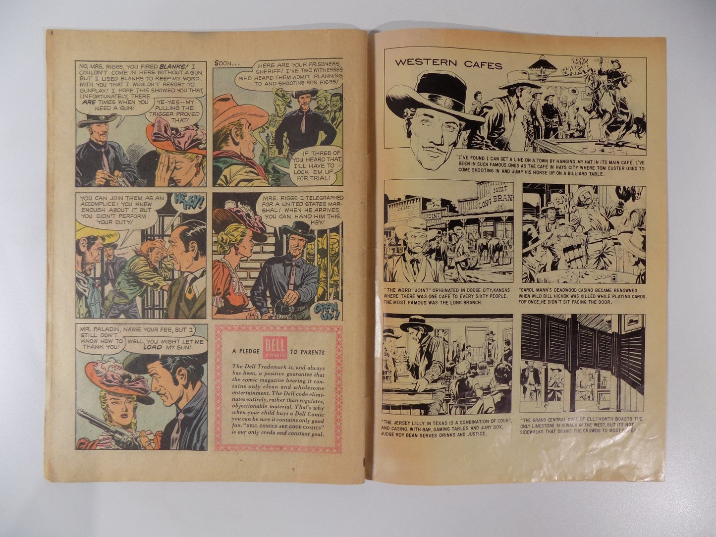 Four Color #983 Have Gun, Will Travel Dell Comic April-June 1959 Very Good/Fine