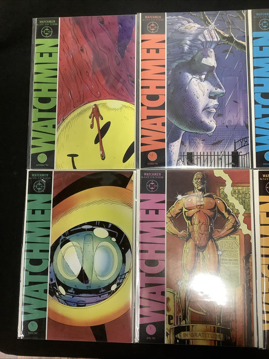 Watchmen #1-12 Complete Comic Series, DC Comics, Alan Moore/Dave Gibbons