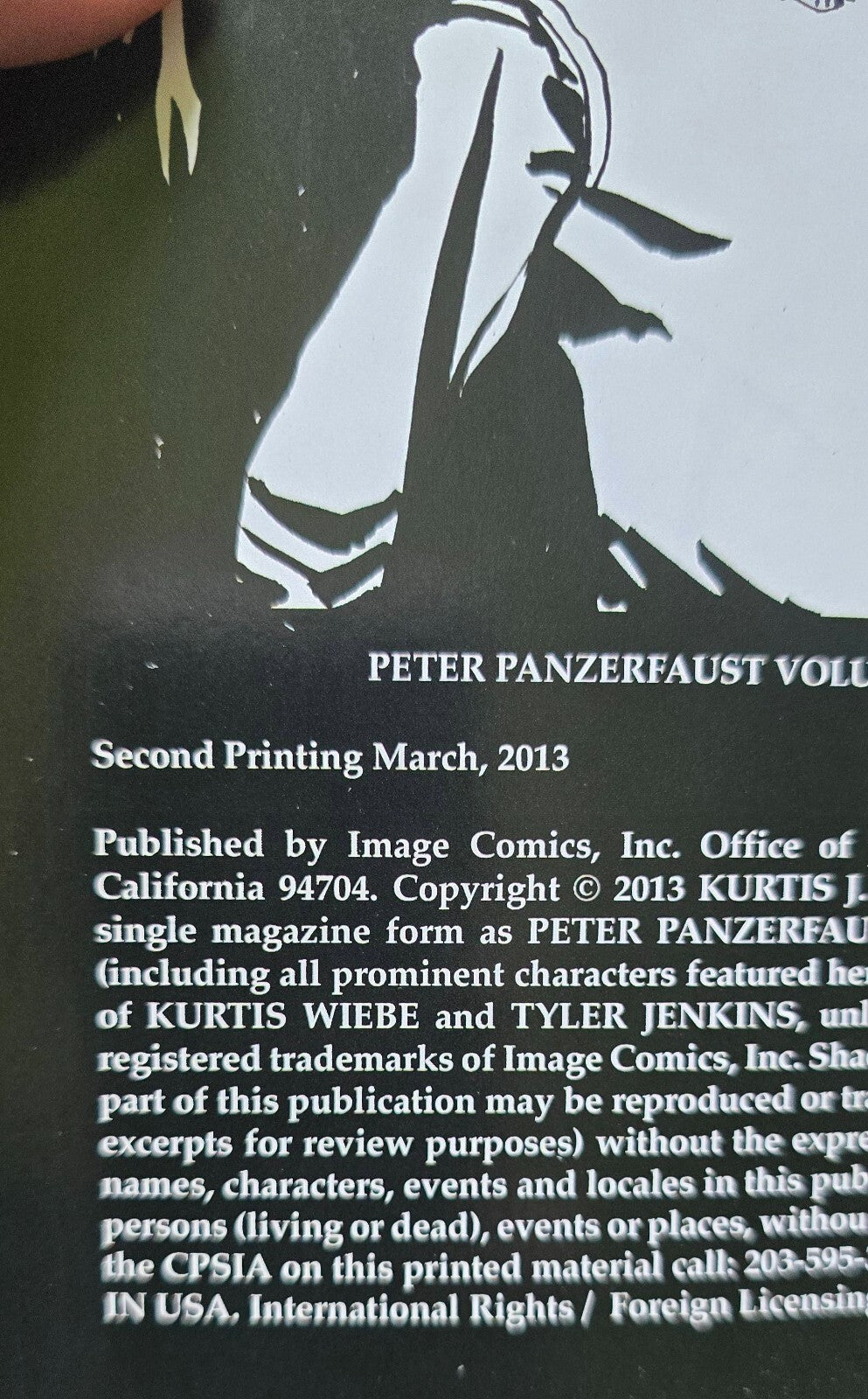 Peter Panzerfaust Lot Vol. 1-3 Wiebe/Jenkins (2x SIGNED with sketch! 2013-2014)