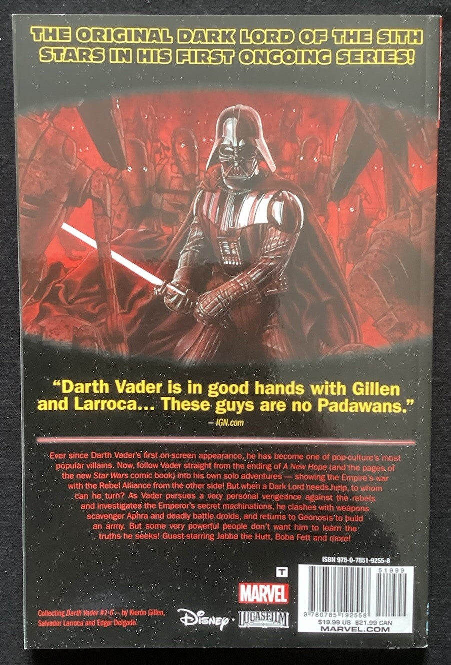 Star Wars Darth Vader Vol. #1 -4 + Vader Down TPB Marvel