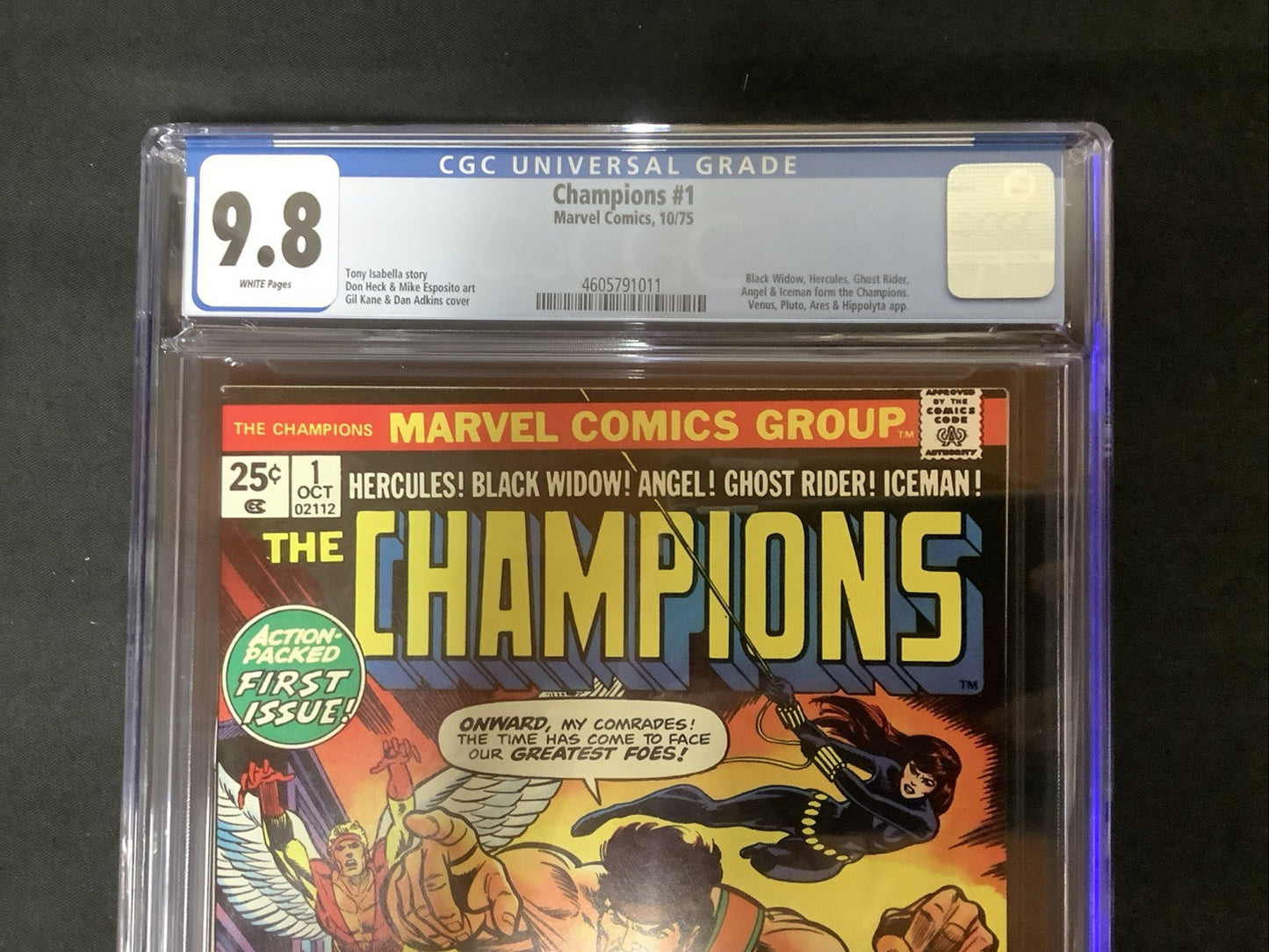 The Champions #1 (Marvel Comics October 1975) CGC Graded 9.8 (NM/M) White Pages