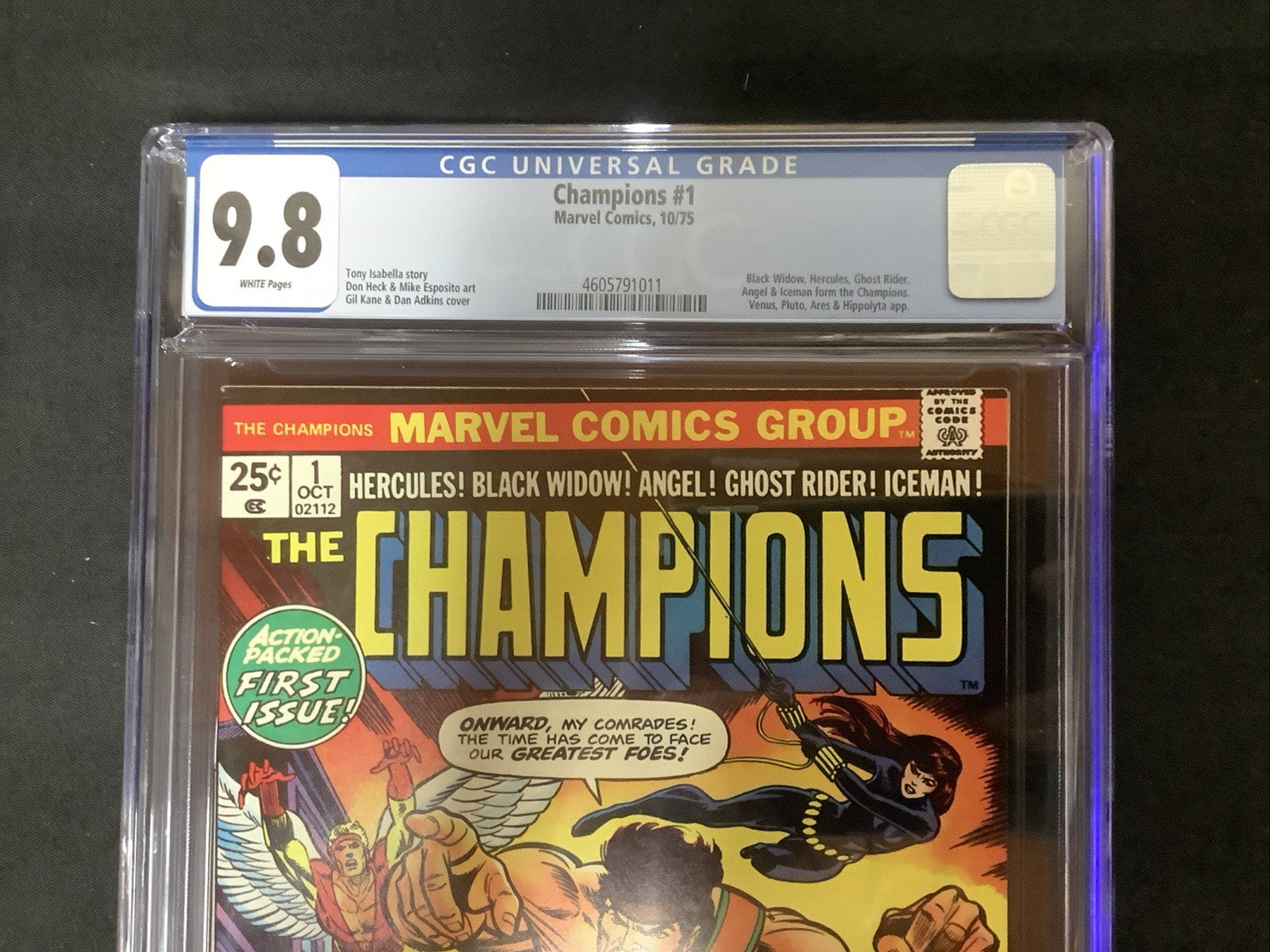 The Champions #1 (Marvel Comics October 1975) CGC Graded 9.8 (NM/M) White Pages