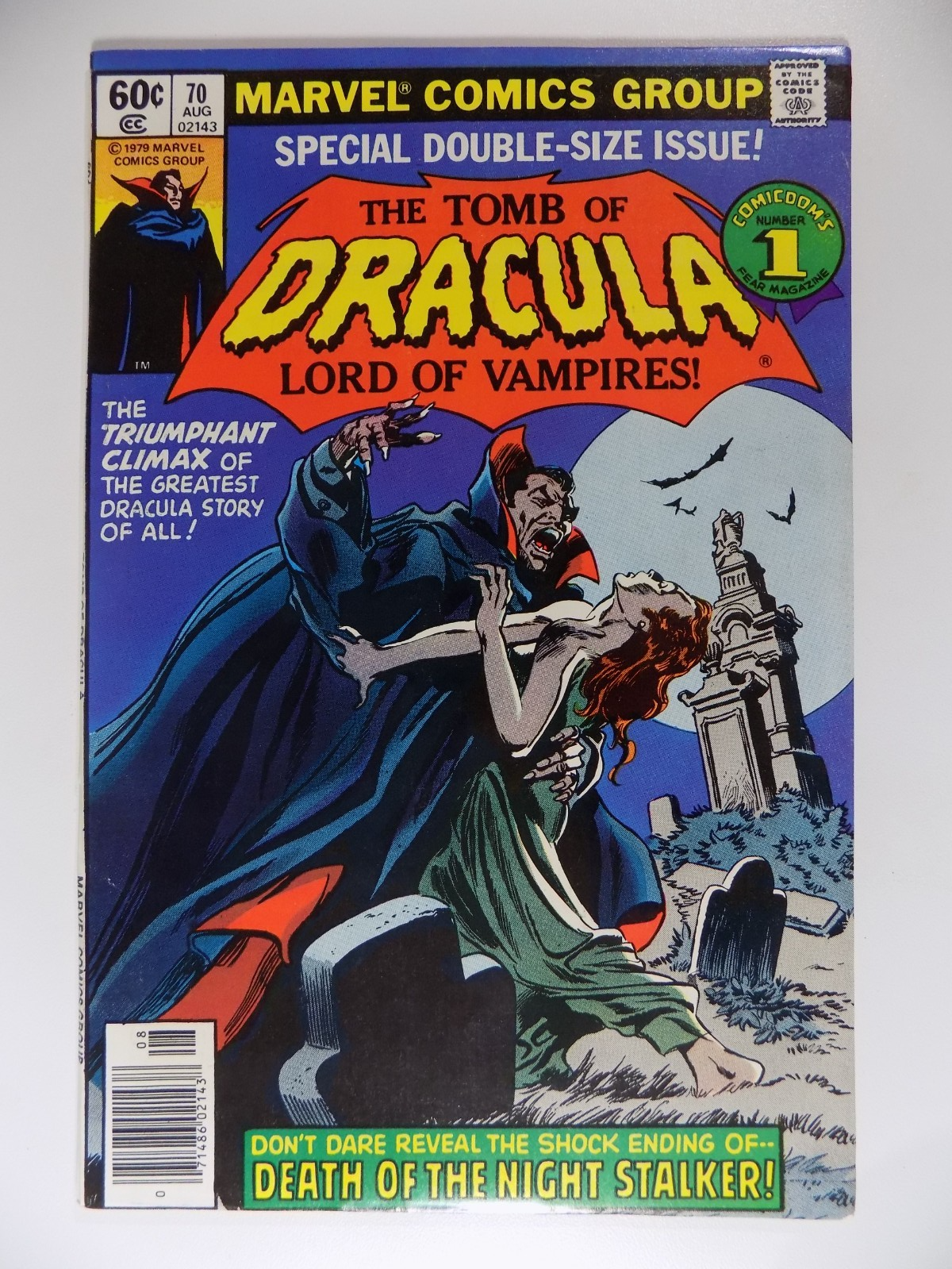 Tomb of Dracula #70 Marvel Comic Very Fine+ August 1979