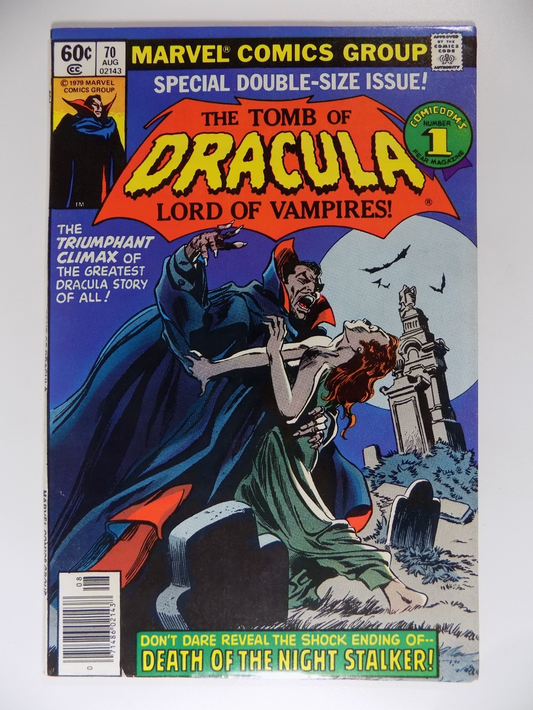 Tomb of Dracula #70 Marvel Comic Very Fine+ August 1979