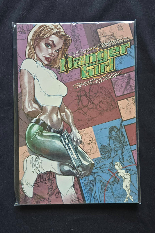 Danger Girl Sketchbook - J Scott Campbell! (DC Comics December 2001)