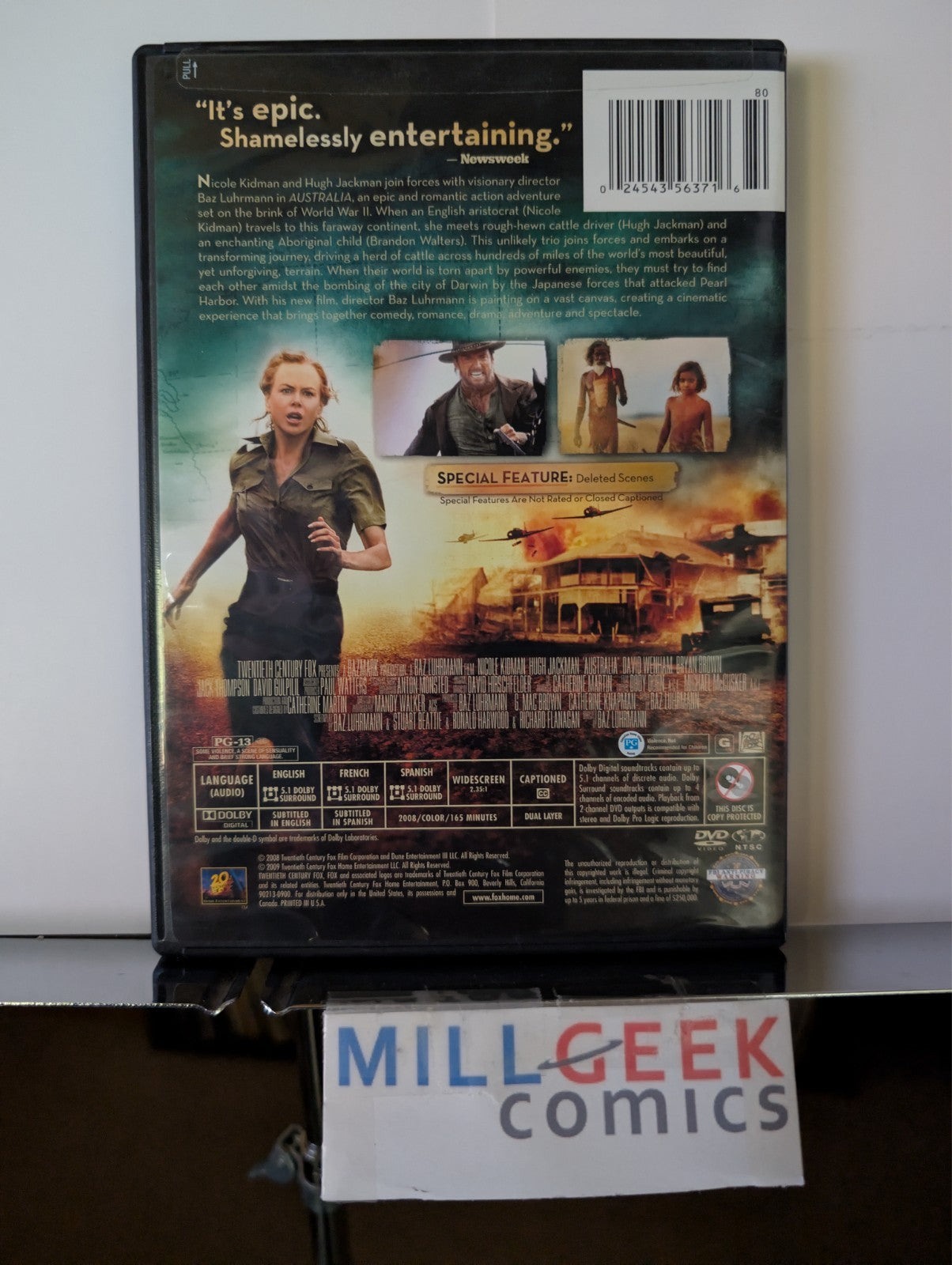 Australia & Silverado, 2 Movie Set (DVD) Like New -JD