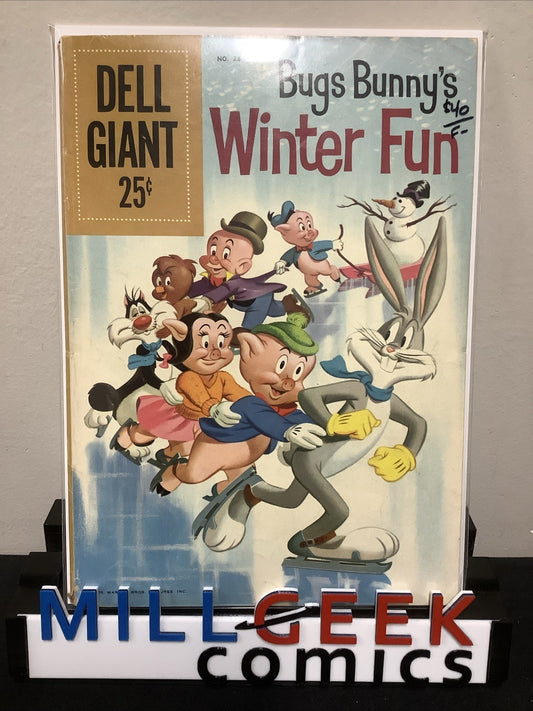 Dell Giant #28 (Dell Comics February 1960) F- (5.5) Bugs Bunny Winter Fun