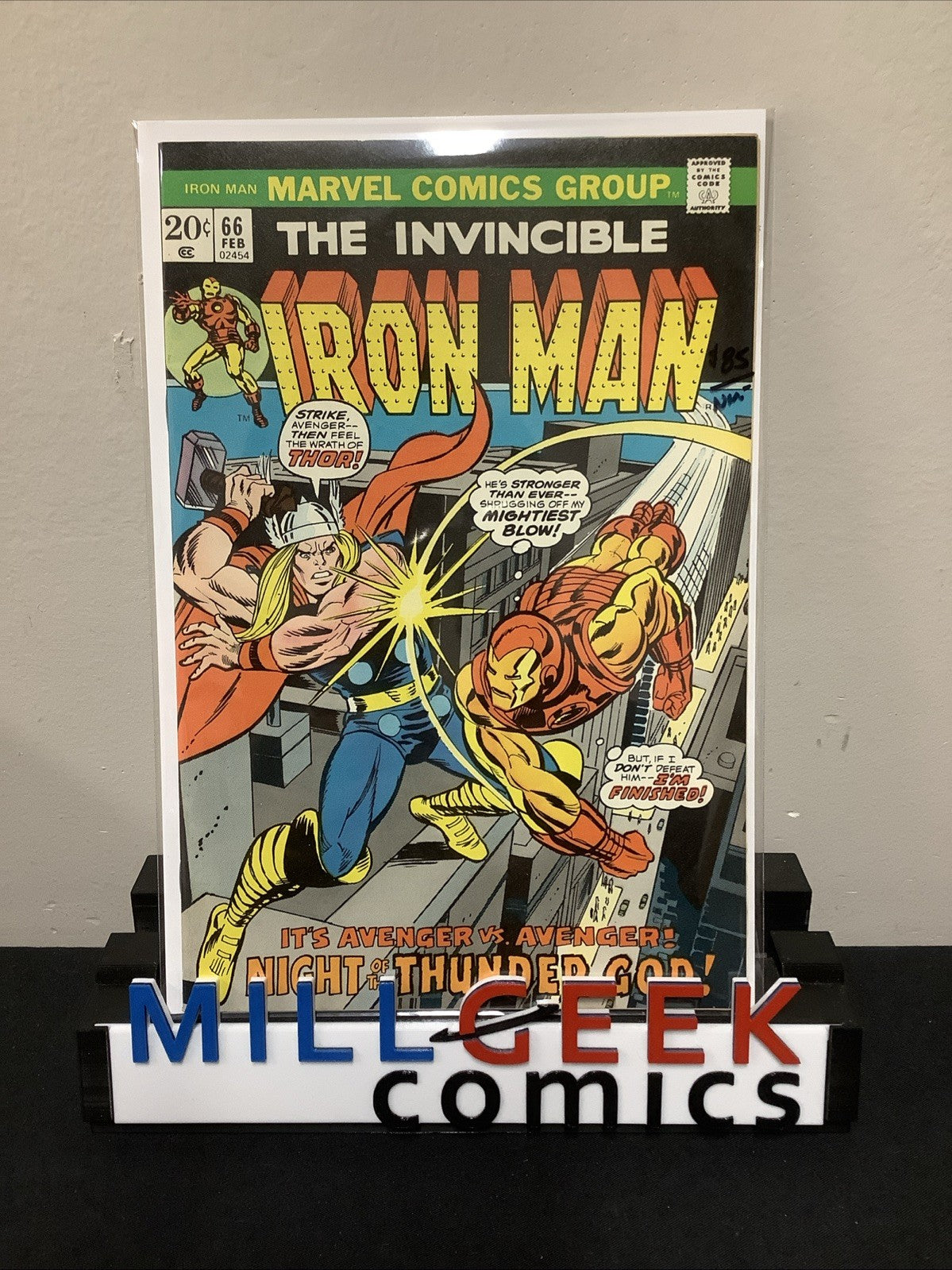 Iron Man #66 (Marvel Comics February 1974) NM- (9.2) Friedrich/Tuska