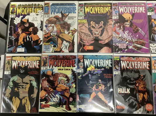 Marvel Comics Presents #44-85 Comic Lot, Weapon X Program, Wolverine Origin