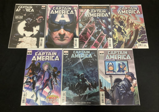 Captain America #7-13 Comic Lot, Marvel, 1st App Daughters Of Liberty (Team)
