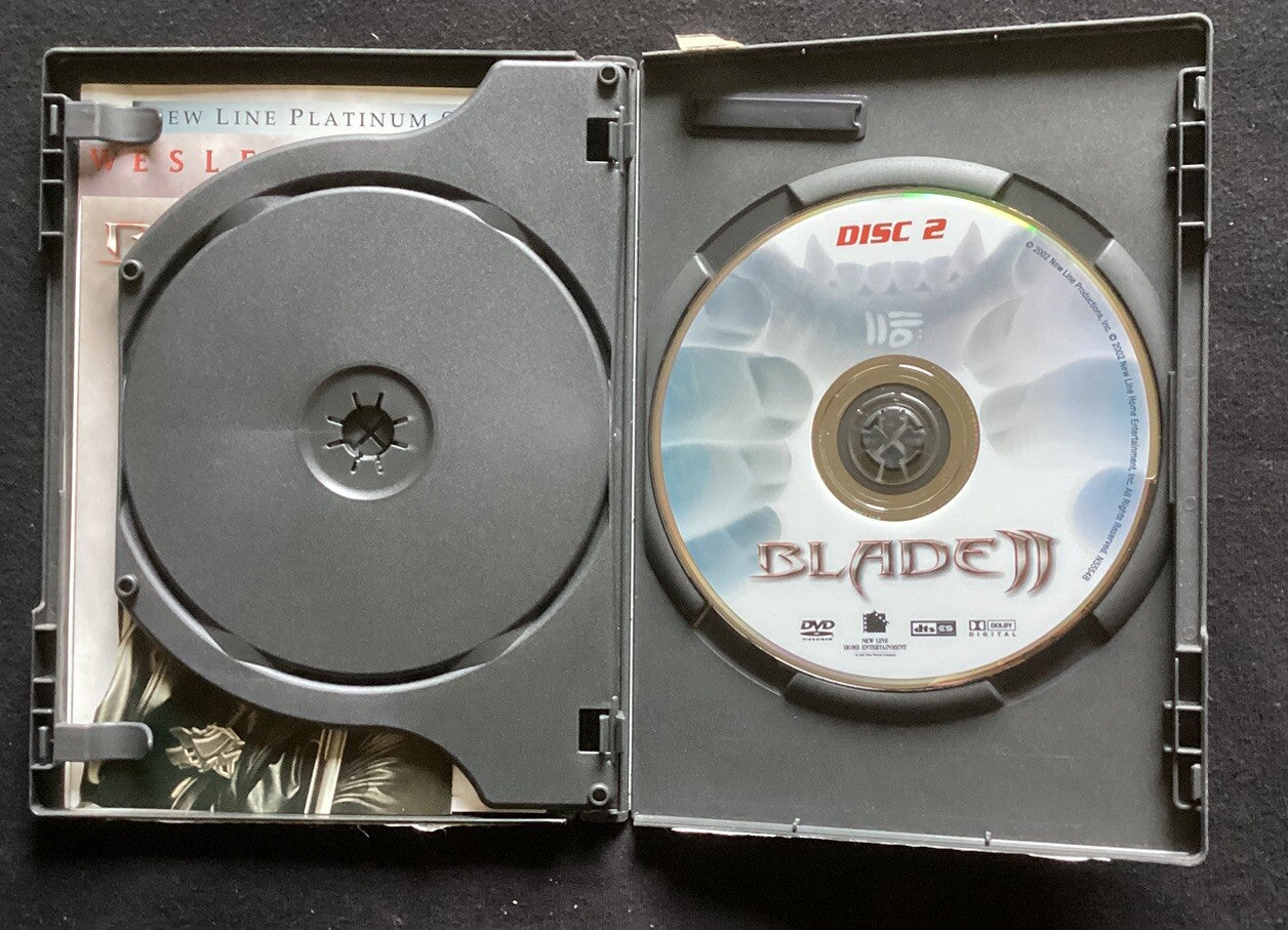 Blade Trilogy DVDs: Blade / Blade II / Blade Trinity-Wesley Snipes, Like New -PS