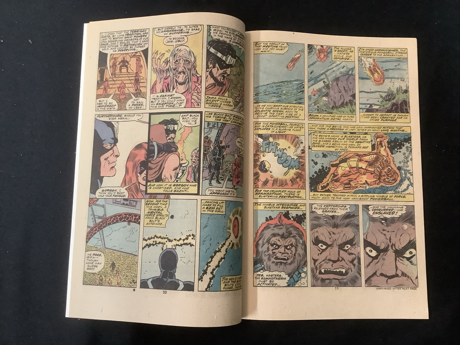 INHUMANS #1 (1975) VF+ (8.5) Doug Moench/George Perez, “Spawn Of Alien Heat”