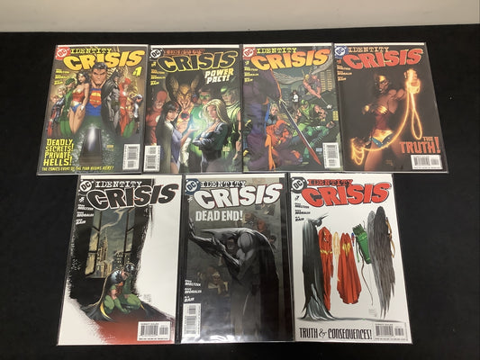 IDENTITY CRISIS #1-#7 DC Comics COMPLETE SET BRAD MELTZER MORALES TURNER 2004