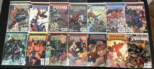 Marvel Knights Spider-Man #1-15 (Missing #11) Comic Lot, 1st App Sinister Twelve