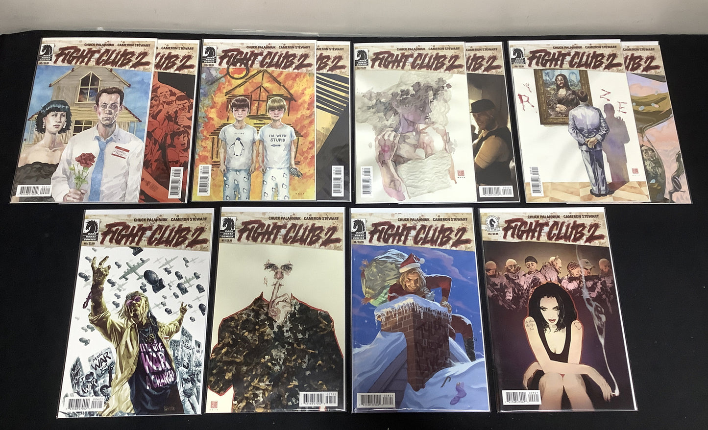 Fight Club 2 #2-9 +#2-5 Variants, Comic Lot, Dark Horse, 11 Comics Total
