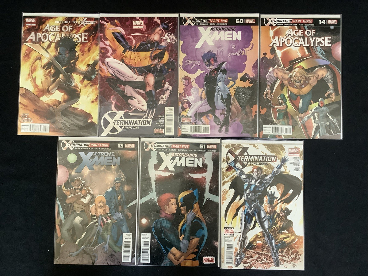 X-Termination Complete Comic Event, Marvel, X-Men, 7 Comics Total, 2013