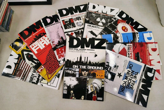 DMZ TPB vol #1-12  (Lot of 12) Collects Complete 1-72 series, Wood, Burchielli
