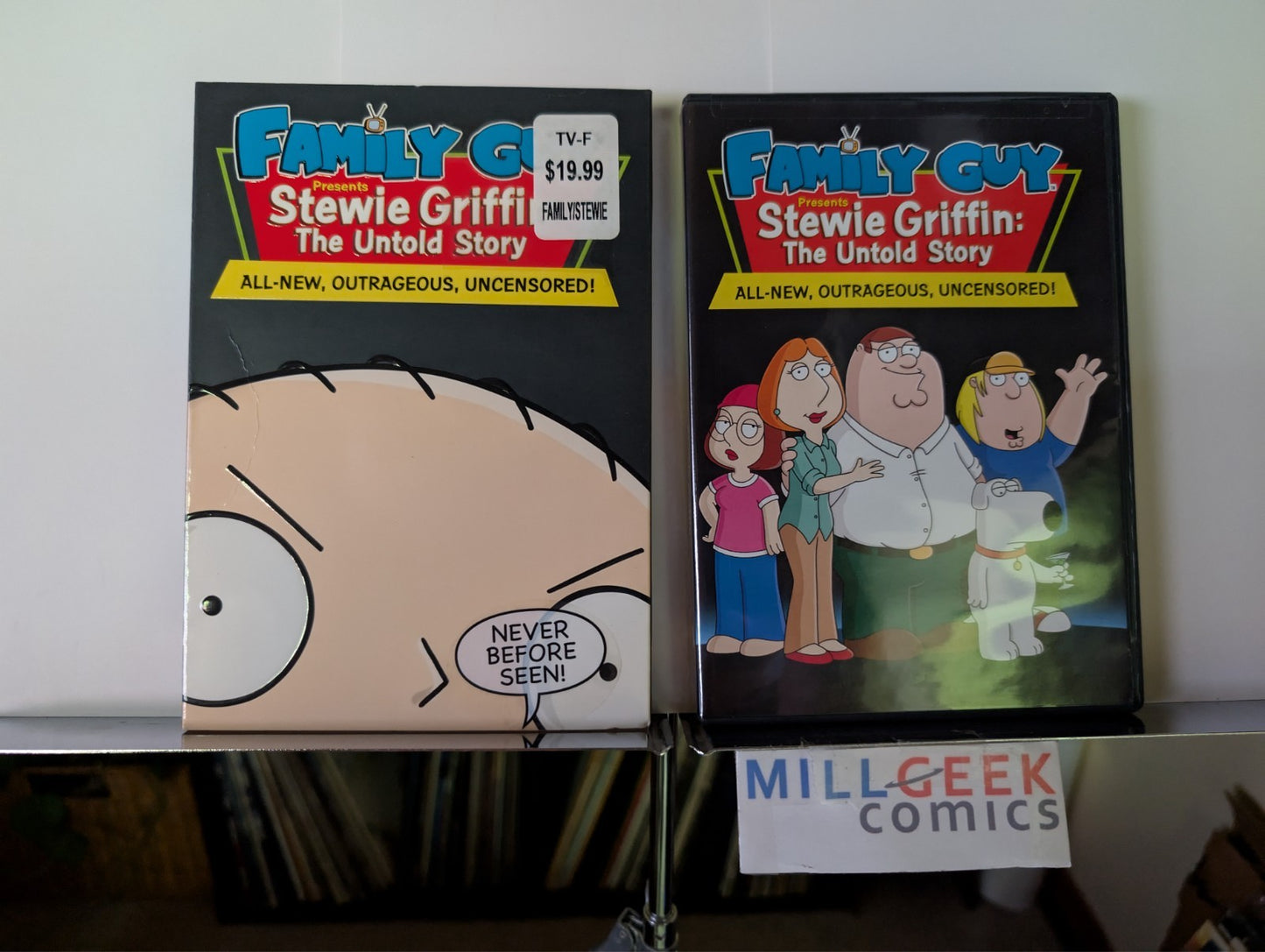 Seth MacFarlane's Cavalcade of Cartoon Comedy & Stewie Griffin (DVD) Like New-JD