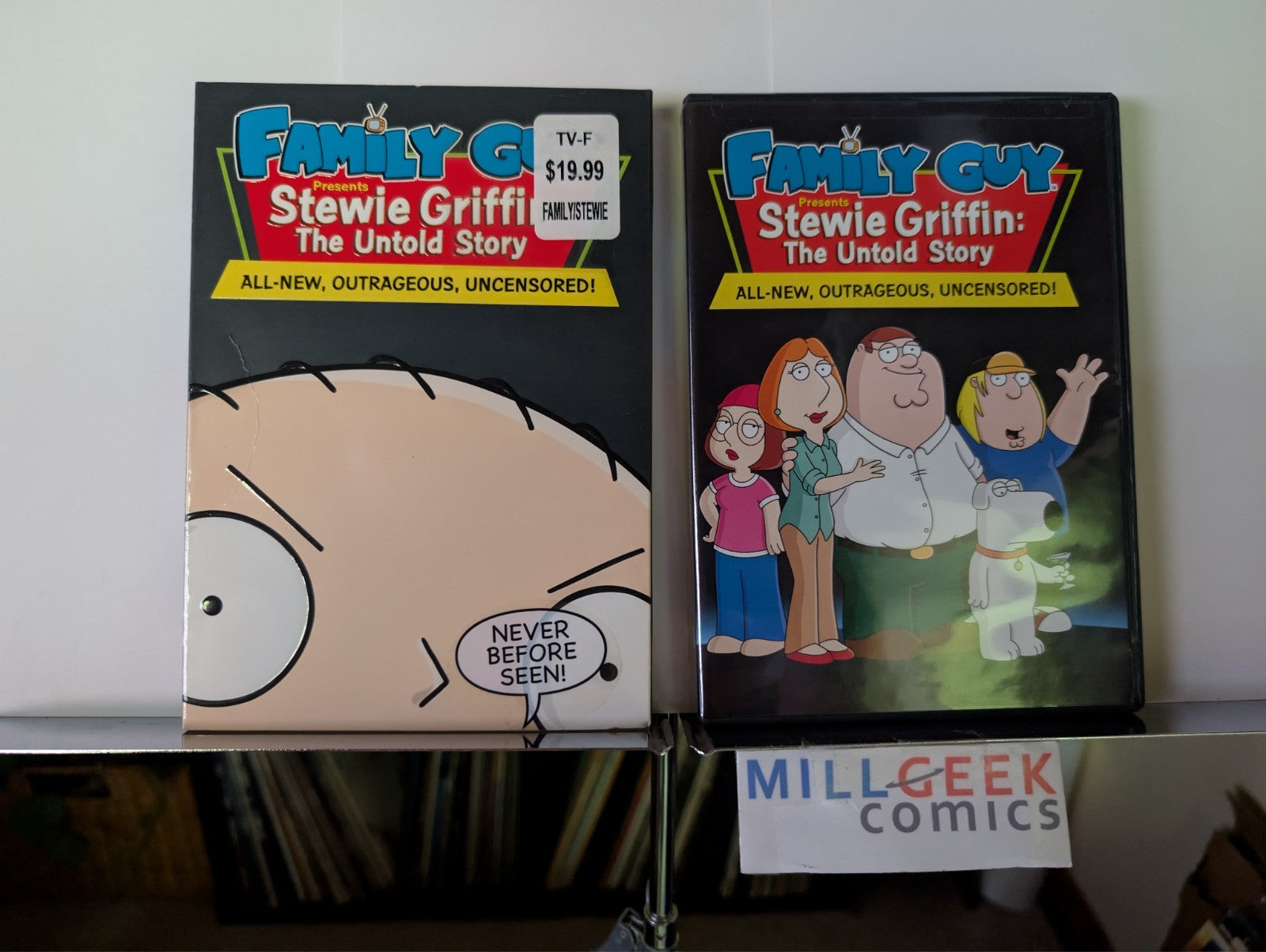 Seth MacFarlane's Cavalcade of Cartoon Comedy & Stewie Griffin (DVD) Like New-JD